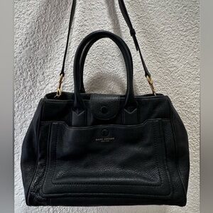 Marc Jacobs Black Leather Handbag Authentic EUC